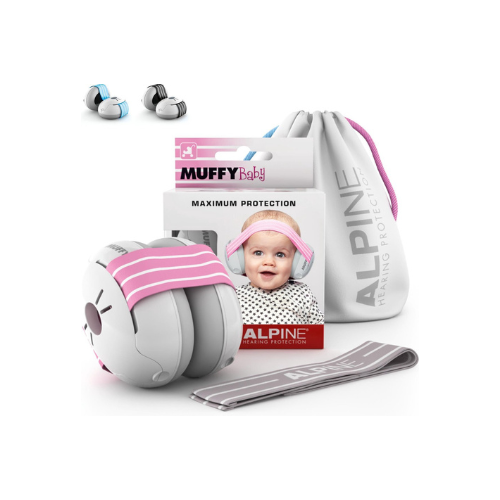 Alpine muffy baby pink gehoorbescherming voor baby en peuter